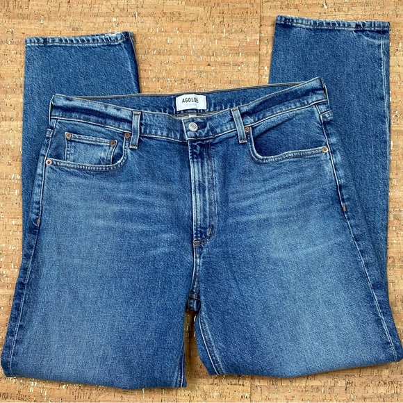 Agolde Merrel Slim Straight Jean Size 32 - Picture 1 of 7